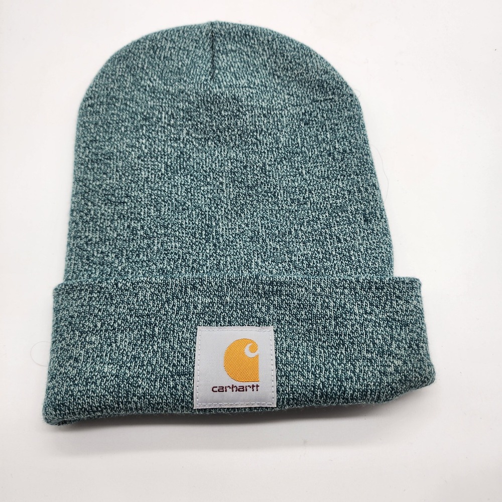 Carhartt A18 Knit Cuffed Watch Beanie Unisex OS Greenstone Seabrook Acrylic